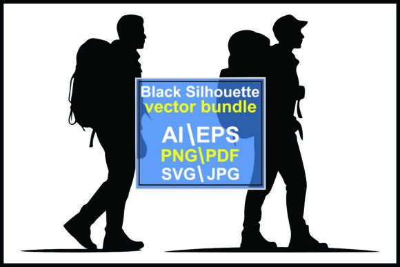 Adventure Awaits: The Power of Silhouettes of Hikers Backpacks People
