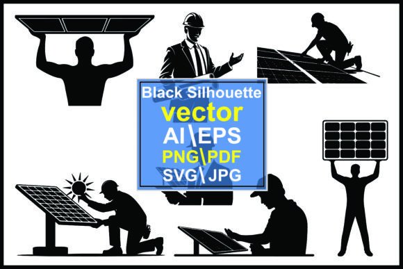 Black Solar Panel Installation Worker: A Dynamic Collection