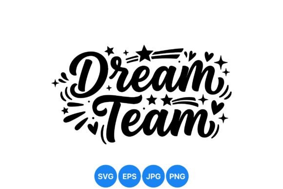 Dream Team Typography Design: A Bold Statement for Modern Brands