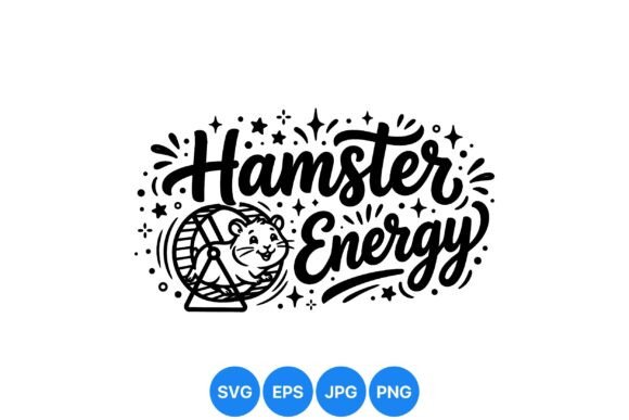 Hamster Energy SVG Design: Capturing Playful Momentum