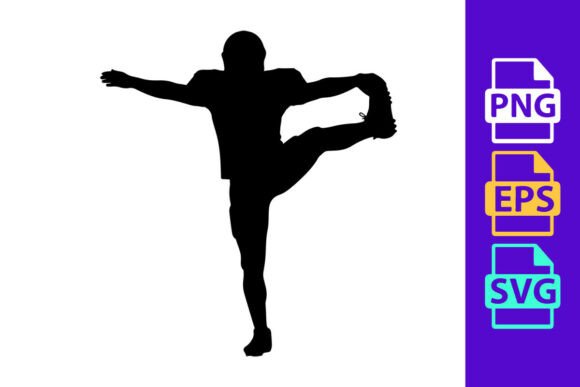 Silhouette of a Person Performing a Yoga: Calm Energy in Design