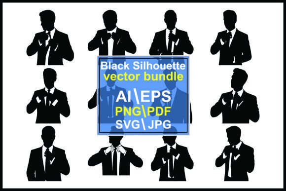 Silhouettes of Men in Business Suits: A Design Asset for Dynamic Branding