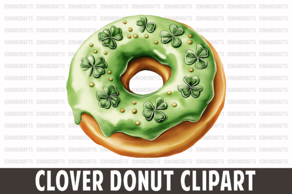 Unlocking Creativity with Clover Donut Clipart PNG