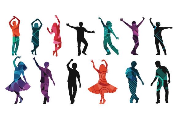 Vibrant Movement: Using Colorful Silhouettes in Design