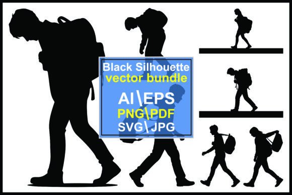 Visual Storytelling with Silhouettes of People Carrying Large
